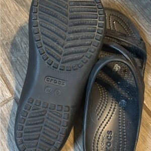 CROCS Black Slide Sandals